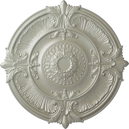 Ekena Millwork Attica Acanthus Leaf Ceiling Medallion (Canopies up to 4 5/8"), 53 1/2"OD x 3 1/2"P, Flash Copper CM53ATFCS